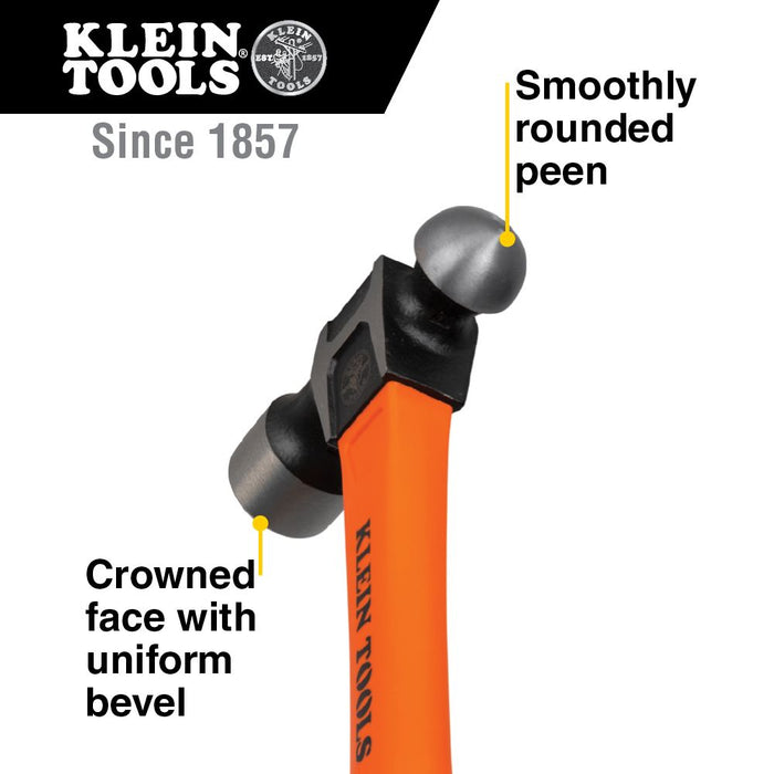 Klein Tools Ball-Peen Hammer, 32-oz, 15" Length, Model H80332*