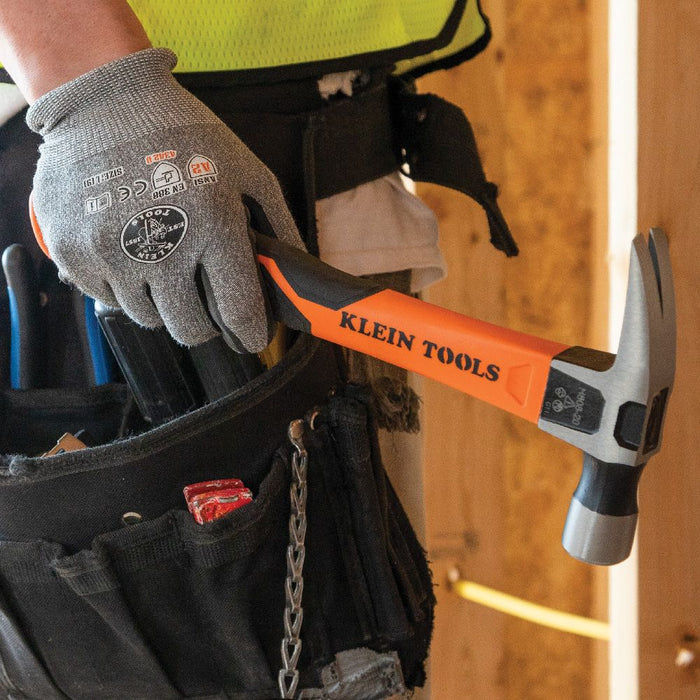 Klein Tools Straight-Claw Hammer, 18-oz, 15" Length, Model H80718*