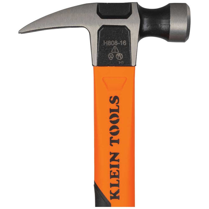 Klein Tools Straight-Claw Hammer, 16-oz, 13" Length, Model H80816*