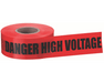 IDEAL "Danger High Voltage" Red Barricade Tape, Model 42-052* - Orka
