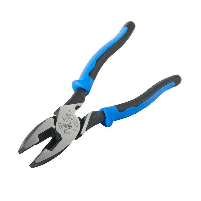 Klein Tools Lineman's Pliers, Fish Tape Pull/Crimping, 9-Inch, Model J2000-9NECRTP - Orka