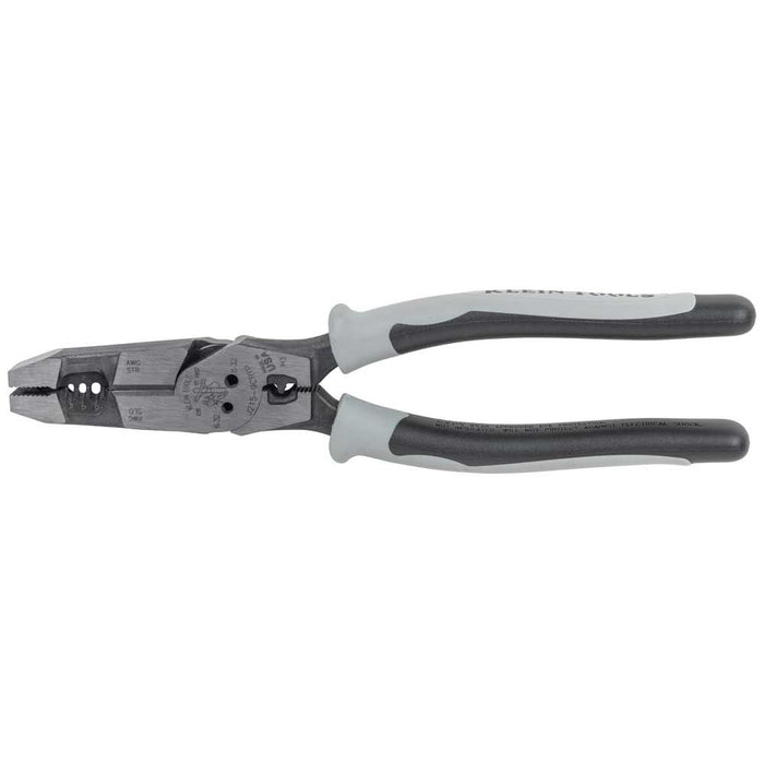 Klein Tools Hybrid Pliers with Crimper, Fish Tape Puller and Wire Stripper, Model J2159CRTP*