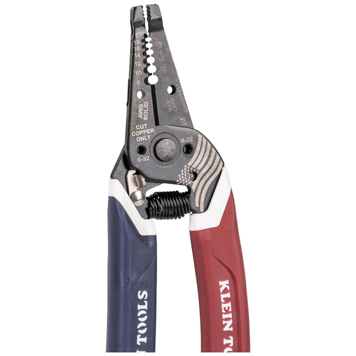 Klein Tools Limited Edition American Legacy Diagonal Plier and Klein-Kurve Wire Stripper/Cutter, Model 94156
