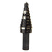 Klein Tools Step Drill Bit Double Fluted #3, 1/4 to 3/4-Inch, Model KTSB03* - Orka