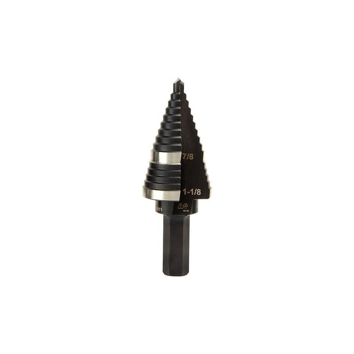 Klein Tools Step Drill Bit #11 Double-Fluted 7/8 to 1-1/8-Inch, Model KTSB11* - Orka