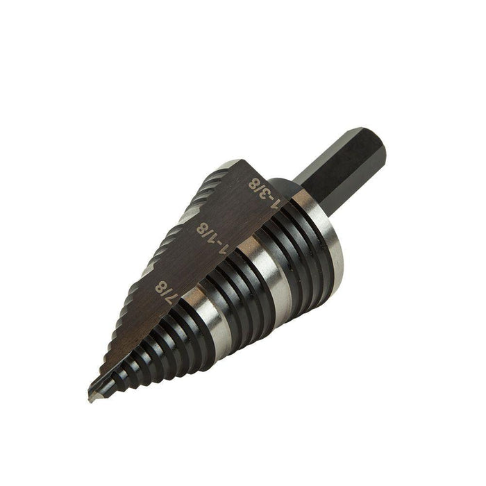 Klein Tools Step Drill Bit #15 Double Fluted 7/8 to 1-3/8-Inch, Model KTSB15* - Orka