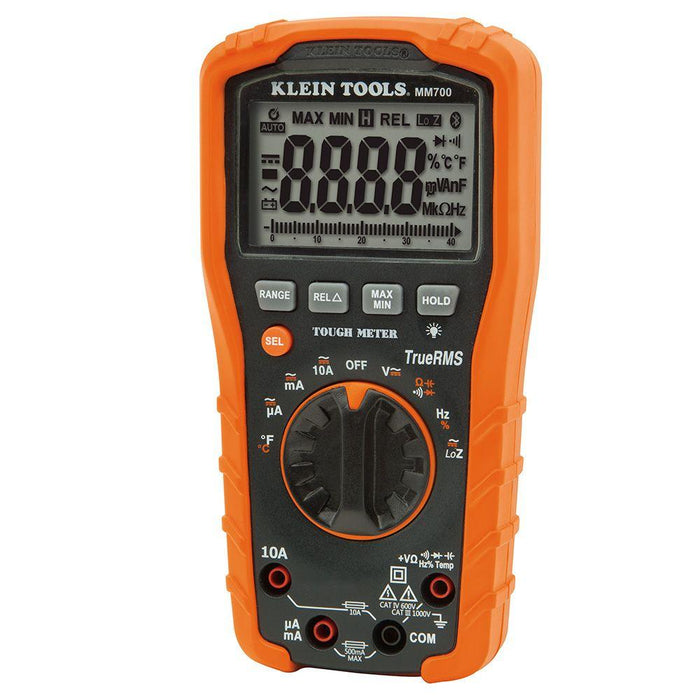 Klein Tools Digital Multimeter TRMS/Low Impedance, 1000V, Model MM700 - Orka