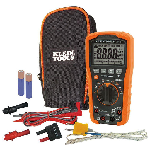 Klein Tools Digital Multimeter TRMS/Low Impedance, 1000V, Model MM700 - Orka