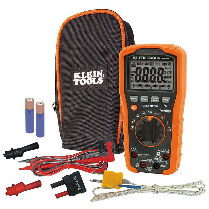 Klein Tools Digital Multimeter TRMS/Low Impedance, 1000V, Model MM700 - Orka