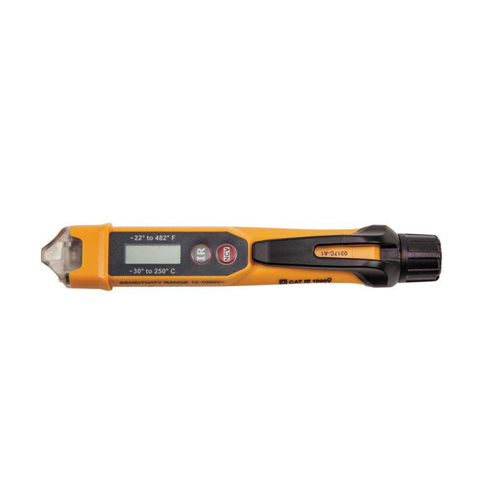 Klein Tools Non-Contact Voltage Tester w/Infrared Thermometer, Model NCVT4IR - Orka