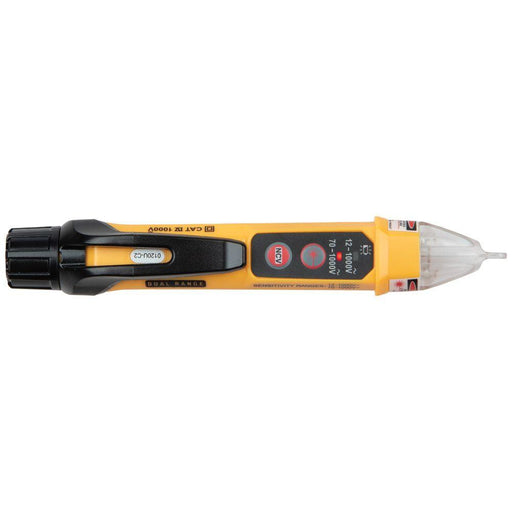 Klein Tools Non-Contact Voltage Tester Pen, Dual Range, with Laser Pointer, Model NCVT-5A - Orka