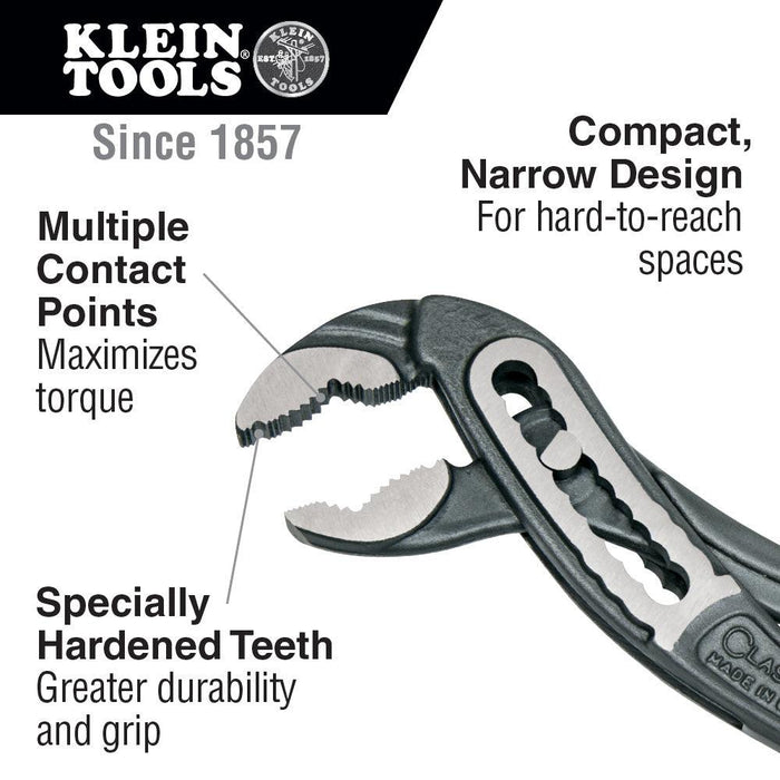 Klein Tools Classic Klaw Pump Pliers, 10-Inch, Model D504-10 - Orka