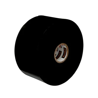 3M 2" wide Scotch Linerless Rubber Splicing Tape, Black, Model 130C-2x30