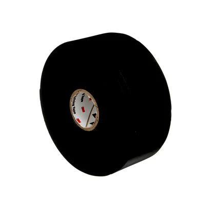 3M 1.5" wide Scotch Linerless Rubber Splicing Tape, Black, Model 130C-11/2x30