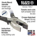 Klein Tools Ironworker's Pliers 2-Piece Kit, Model 94508 - Orka