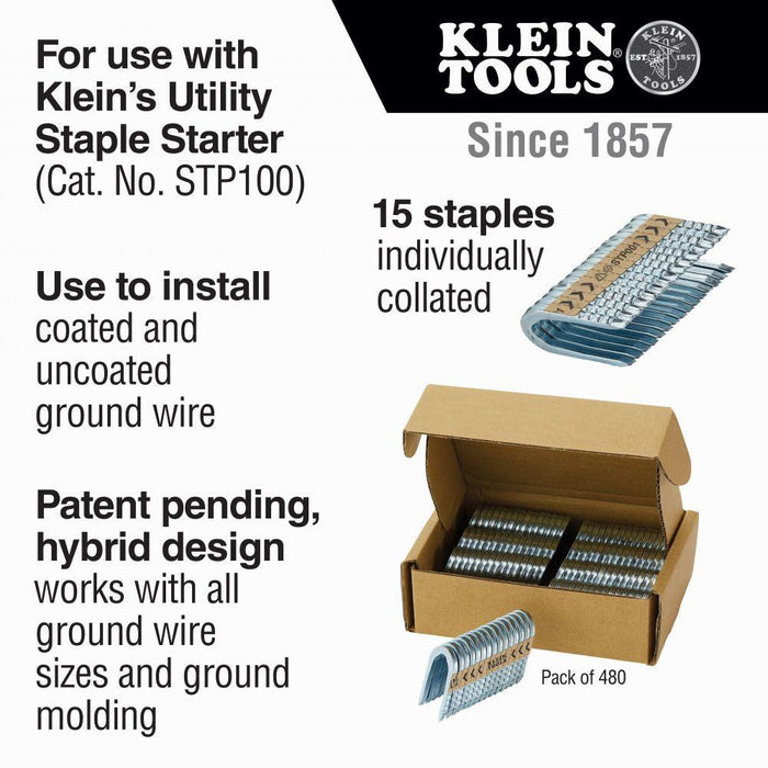 Klein Tools Utility Staples, Collated, Model STP001* - Orka
