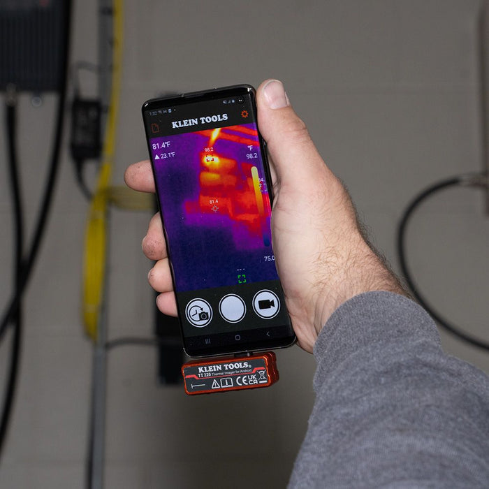 Klein Tools  Thermal Imager for Android Devides, Model TI220*