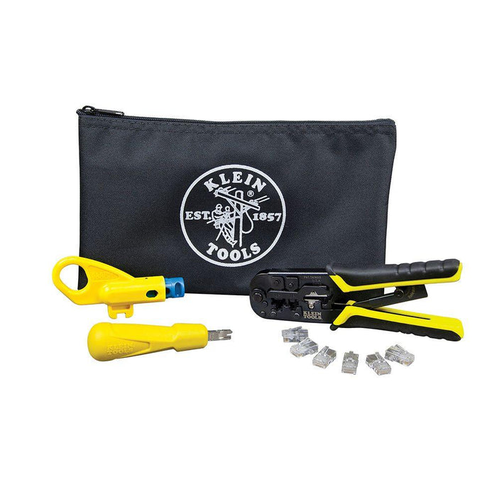 Klein Tools Twisted Pair Installation Kit with Zipper Pouch, Model VDV026-212* - Orka