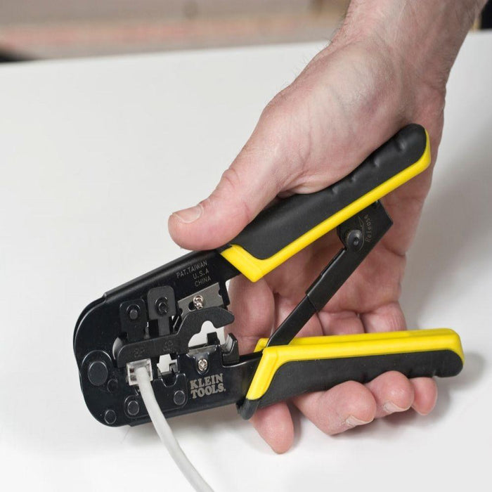 Klein Tools Ratcheting Data Cable Crimper / Stripper / Cutter, Model VDV226-011-SEN* - Orka