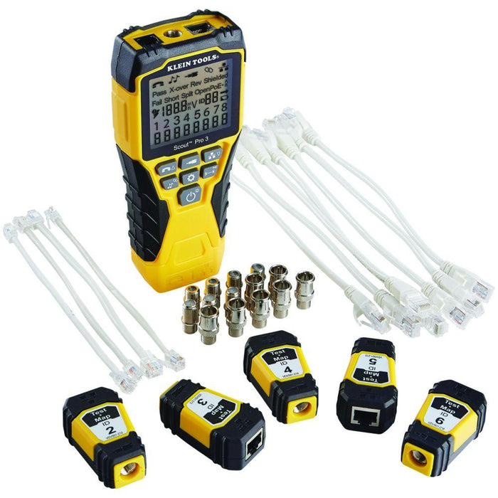 Klein Tools Scout Pro 3 Tester with Test + Map Remote Kit, Model VDV501-853* - Orka