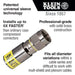 Klein Tools Universal F Compression Connectors RG6-6Q 50-Pack, Model VDV812-612* - Orka